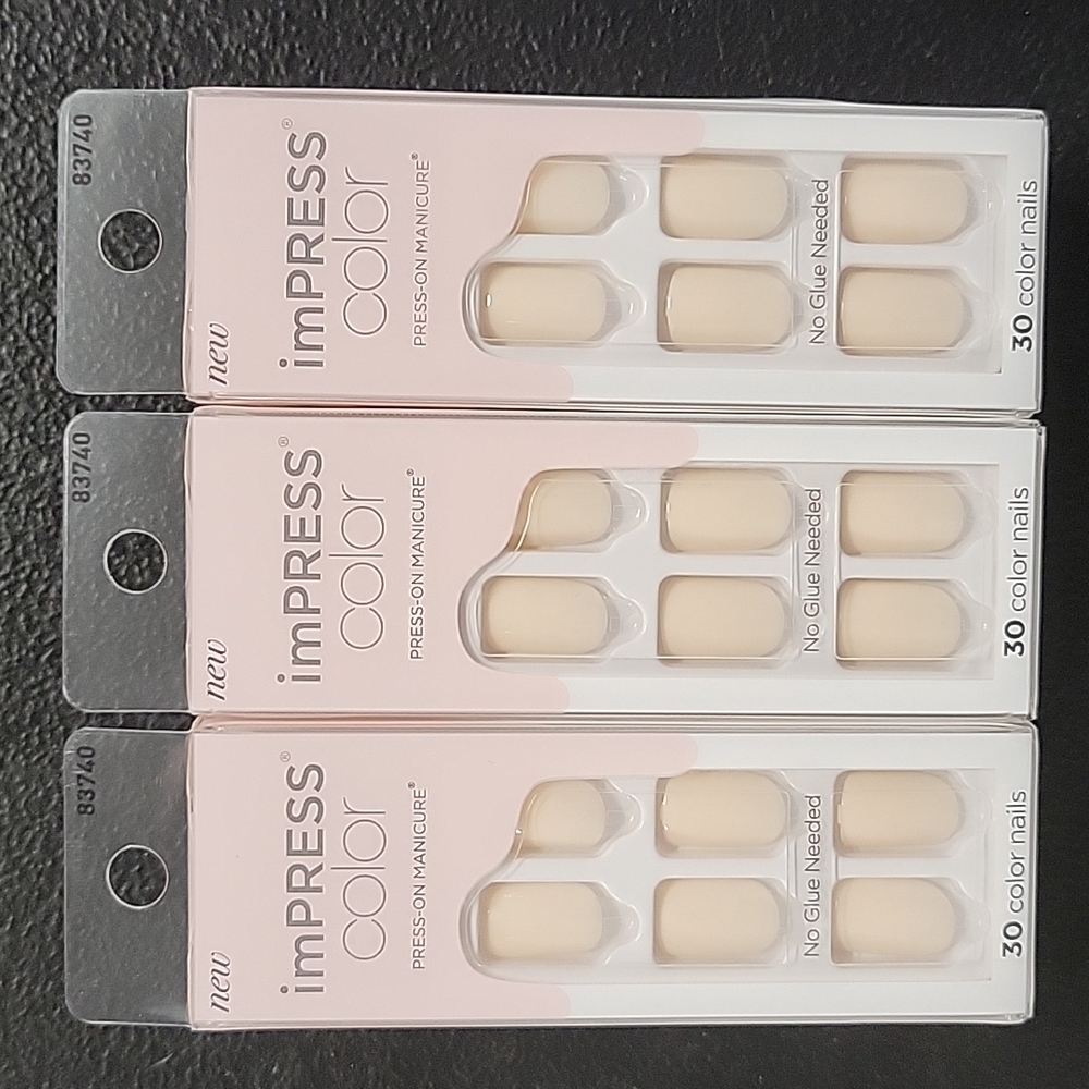 Kiss imPRESS Press-On Manicure Nails - Point Pink